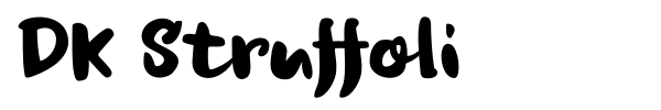 DK Struffoli font preview